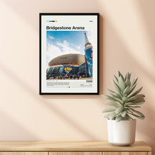 Bridgestone Arena Poster, Nashville Predators Poster Print, NHL Arena Poster, Hockey Fan Gift Print