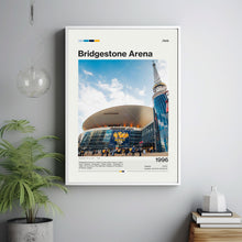 Bridgestone Arena Poster, Nashville Predators Poster Print, NHL Arena Poster, Hockey Fan Gift Print
