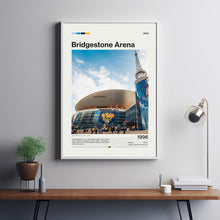 Bridgestone Arena Poster, Nashville Predators Poster Print, NHL Arena Poster, Hockey Fan Gift Print