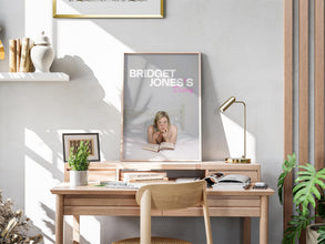 Bridget Jones Movie Poster, Romantic Comedy Wall Art,Iconic Chick Flick Print, British Film Decor, Perfect Gift for Rom, Com Lovers,Wall Art 1890836701