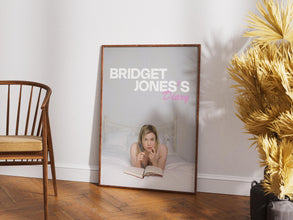 Bridget Jones Movie Poster, Romantic Comedy Wall Art,Iconic Chick Flick Print, British Film Decor, Perfect Gift for Rom, Com Lovers,Wall Art 1890836701