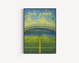 Brighton The Amex Stadium Poster