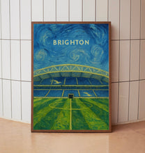 Brighton & Hove Amex Stadium Illustration - Contemporary Art Poster - FRAMED or UNFRAMED - Best Gifts for Him