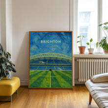 Brighton & Hove Amex Stadium Illustration - Contemporary Art Poster - FRAMED or UNFRAMED - Best Gifts for Him