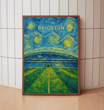 Brighton & Hove Amex Stadium Illustration - Contemporary Art Poster - FRAMED or UNFRAMED - Best Gifts for Him - Fast UK Delivery