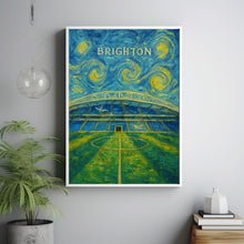Brighton & Hove Amex Stadium Illustration - Contemporary Art Poster - FRAMED or UNFRAMED - Best Gifts for Him - Fast UK Delivery