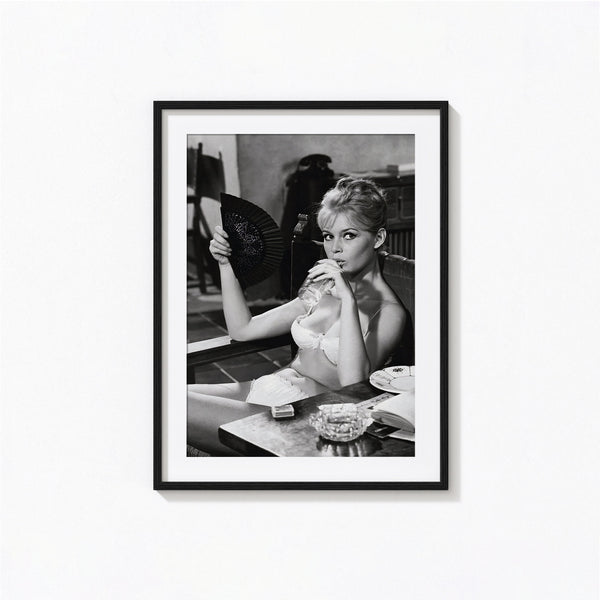 Brigitte Bardot Bikini Print, Vintage Hollywood Black and White Wall Art, Vintage Print, Photography Prints, Museum Quality Photo Art Print 1606605108