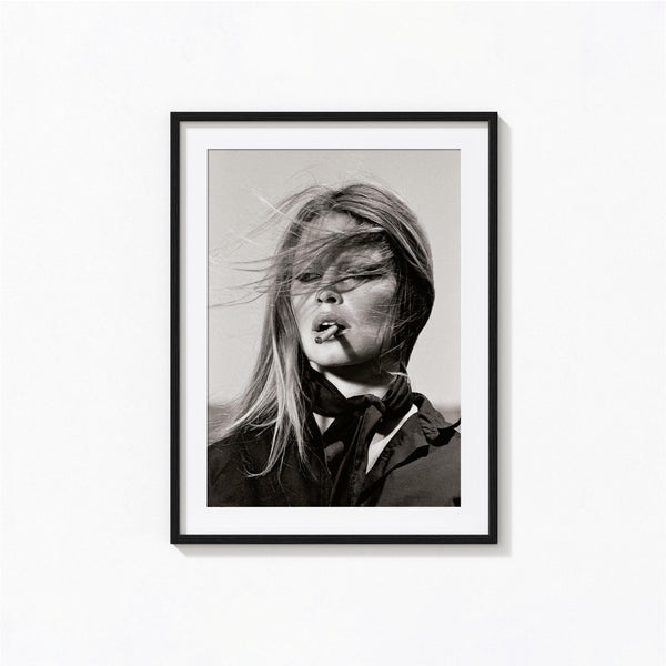 Brigitte Bardot Poster, Old Hollywood Black and White Wall Art, Vintage Print, Photography Prints, Museum Quality Photo Art Print 4431947009