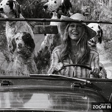 Brigitte Bardot with Dogs Poster, Funny Animal Black and White Wall Art, Vintage Print, Photography Prints, Museum Quality Photo Art Print 1620779369