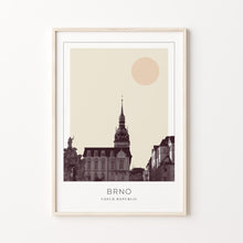 Brno Poster Print, Brno Travel Poster, Brno Minimalistic Wall Art, Brno, Czech Republic 1882437301