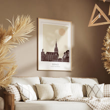 Brno Poster Print, Brno Travel Poster, Brno Minimalistic Wall Art, Brno, Czech Republic 1882437301