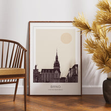 Brno Poster Print, Brno Travel Poster, Brno Minimalistic Wall Art, Brno, Czech Republic 1882437301