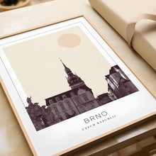 Brno Poster Print, Brno Travel Poster, Brno Minimalistic Wall Art, Brno, Czech Republic 1882437301