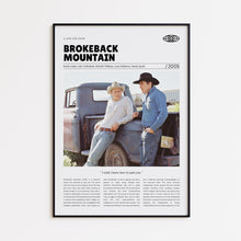 Brokeback Mountain, Ang Lee, Retro Movie Poster, Custom Movie Poster 4421169617