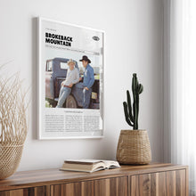Brokeback Mountain, Ang Lee, Retro Movie Poster, Custom Movie Poster 4421169617