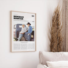 Brokeback Mountain, Ang Lee, Retro Movie Poster, Custom Movie Poster 4421169617