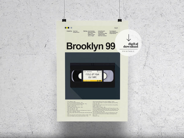 Brooklyn 99  Minimalist Movie Poster 1441031910
