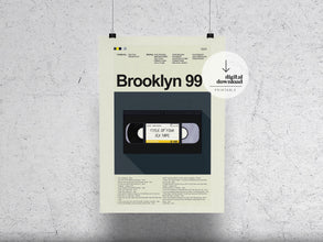 Brooklyn 99  Minimalist Movie Poster 1441031910