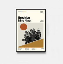 Brooklyn Nine Nine Poster, Brooklyn Nine-Nine Print, TV Series Poster, Mid century Art, Minimalist Art, Retro Poster, Vintage Poster 1841189063 4744