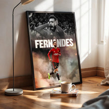 Bruno Fernandes Football Poster Manchester United Football Art Print 4397963906