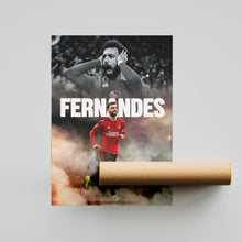 Bruno Fernandes Football Poster Manchester United Football Art Print 4397963906