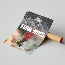 Bruno Fernandes Football Poster Manchester United Football Art Print 4397963906