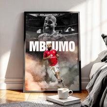 Bryan Mbeumo Football Poster Manchester United Football Art Print 4396416012
