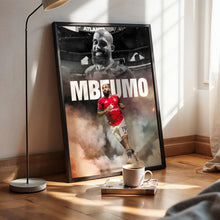 Bryan Mbeumo Football Poster Manchester United Football Art Print 4396416012