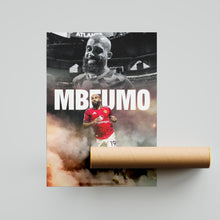 Bryan Mbeumo Football Poster Manchester United Football Art Print 4396416012