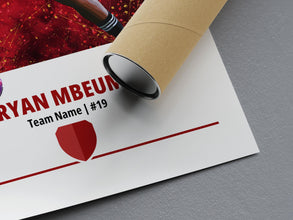 Bryan Mbeumo Poster Football Posters, Football Prints 4362120782