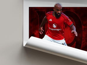 Bryan Mbeumo Poster United Football Fan Print, Soccer Fan Gifts 4398973886