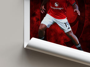 Bryan Mbeumo Poster United Football Fan Print, Soccer Fan Gifts 4398973886