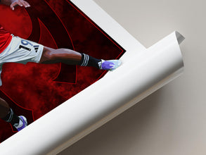 Bryan Mbeumo Poster United Football Fan Print, Soccer Fan Gifts 4398973886