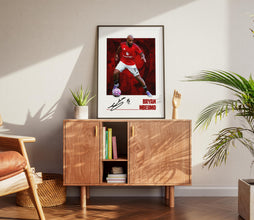 Bryan Mbeumo Poster United Football Fan Print, Soccer Fan Gifts 4398973886
