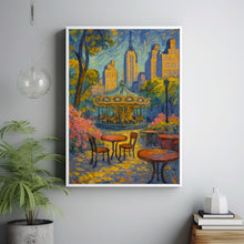 Bryant Park Poster, New York City Wall Art, Bryant Park New York Travel Poster, Home Decor, Personalised Present, Wedding Gifts
