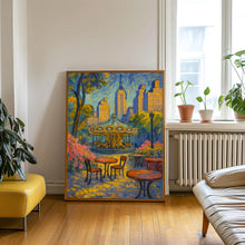 Bryant Park Poster, New York City Wall Art, Bryant Park New York Travel Poster, Home Decor, Personalised Present, Wedding Gifts