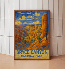Bryce Canyon National Park Travel Print, Bryce Canyon National Park Travel Poster Print, National Park Wall Art, Utah Travel Wall Decor