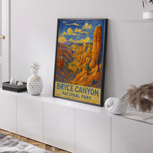 Bryce Canyon National Park Travel Print, Bryce Canyon National Park Travel Poster Print, National Park Wall Art, Utah Travel Wall Decor