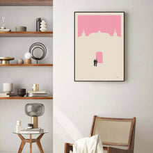Budapest Hotel Inspired Poster  Minimalist Art Print  Retro Art Print  Wall Art  Housewarming Gift  Wes Anderson Movie Poster 1636688443