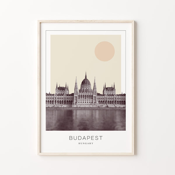 Budapest Poster Print, Budapest Travel Poster, Budapest Minimalistic Wall Art, Budapest, Hungary 1868247406