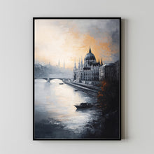 Budapest Travel Print Wall Art, Travel Poster of Budapest, Budapest Art Lovers Gift, Hungary Art Gift