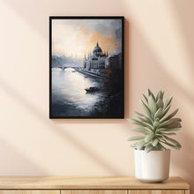 Budapest Travel Print Wall Art, Travel Poster of Budapest, Budapest Art Lovers Gift, Hungary Art Gift