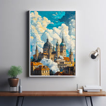 Budapest Travel Print Wall Art, Travel Poster of Budapest, Budapest Art Lovers Gift, Hungary Art Gift 3