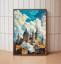 Budapest Travel Print Wall Art, Travel Poster of Budapest, Budapest Art Lovers Gift, Hungary Art Gift 3