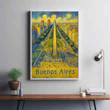 Buenos Aires Argentina, Anime Style Art, City Canvas, Argentina Poster, City Print, City Wall Art, City Home Decor, Travel Art