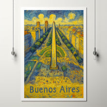 Buenos Aires Argentina, Anime Style Art, City Canvas, Argentina Poster, City Print, City Wall Art, City Home Decor, Travel Art