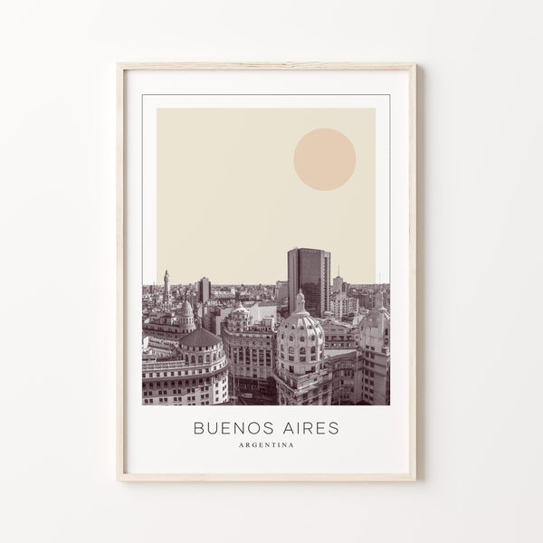 Buenos Aires Poster Print, Buenos Aires Travel Poster, Buenos Aires Minimalistic Wall Art, Buenos Aires, Argentina 1868249444
