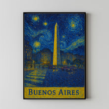 Buenos Aires, Argentina, Anime Style, Canvas,Poster, Cityscape Art, Obelisco, Night Sky Print, Travel Souvenir, Home Decor, Gift Idea