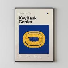 Buffalo Sabres Poster, KeyBank Center Stadium Print, Mid Century Modern Hockey Poster,-OGHWBY