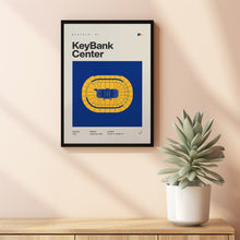 Buffalo Sabres Poster, KeyBank Center Stadium Print, Mid Century Modern Hockey Poster,-OGHWBY